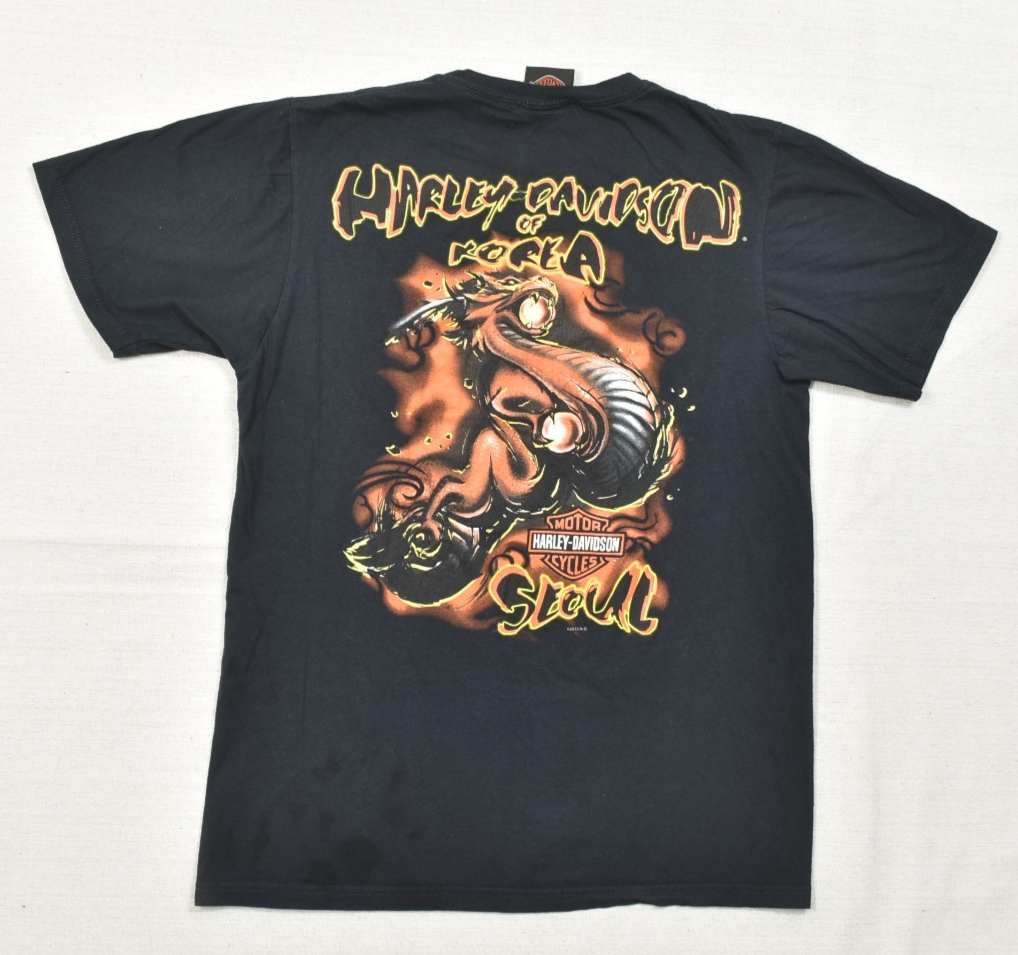 Harley-Davidson Seoul South Korea T-Shirt Dragon Size M Unique | eBay