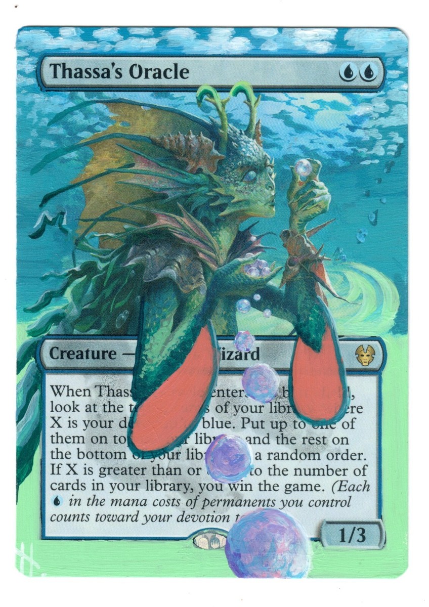 タッサの神託者 SLD ボーダーレスfoil Thassa's Oracle タッサの神託者