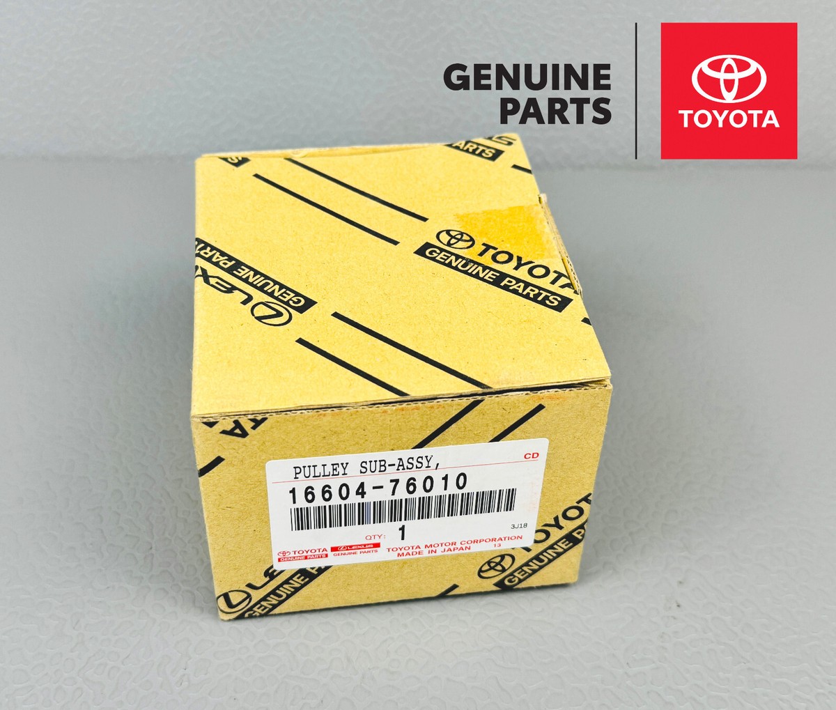 16604-76010 TOYOTA OEM PREVIA GENUINE PULLEY ASSY, IDLE OEM