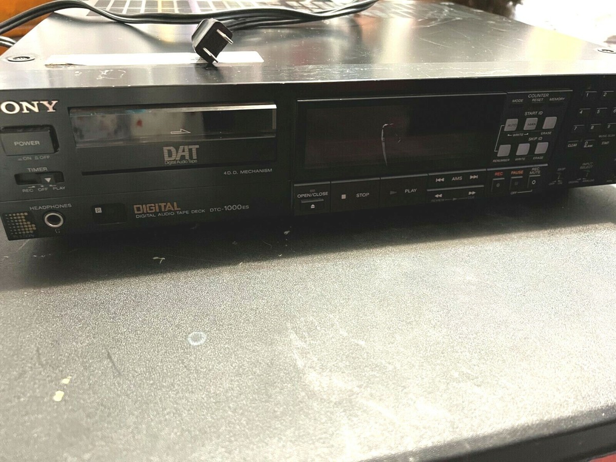 RARE! Sony DTC-1000ES Digital Audio Tape Deck DAT Vintage Japan