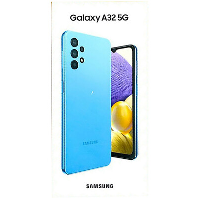 New Samsung Galaxy A32 Dual-SIM SM-A326B 64GB+4GB Blue Unlocked 5G