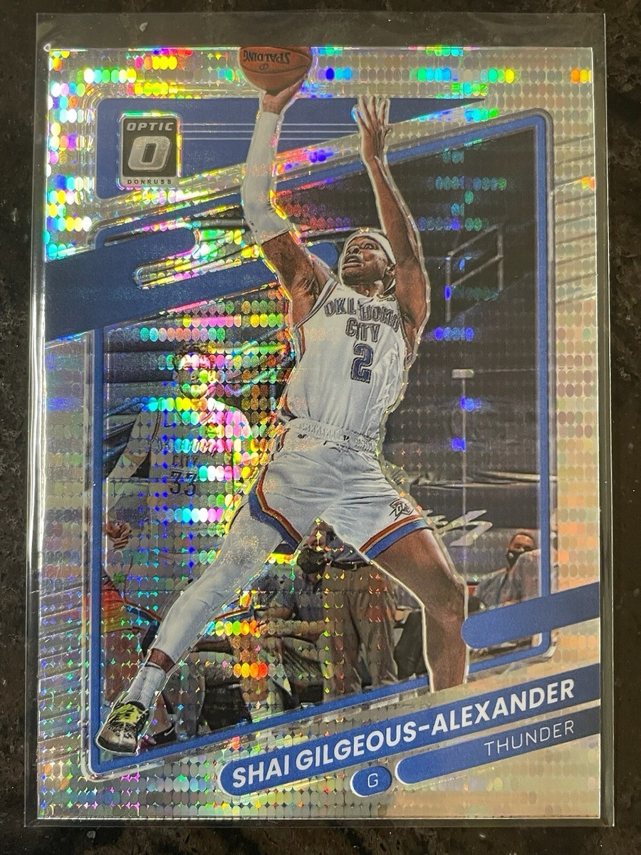🏀 SHAI GILGEOUS ALEXANDER 2021-22 DONRUSS OPTIC PRIZM SILVER