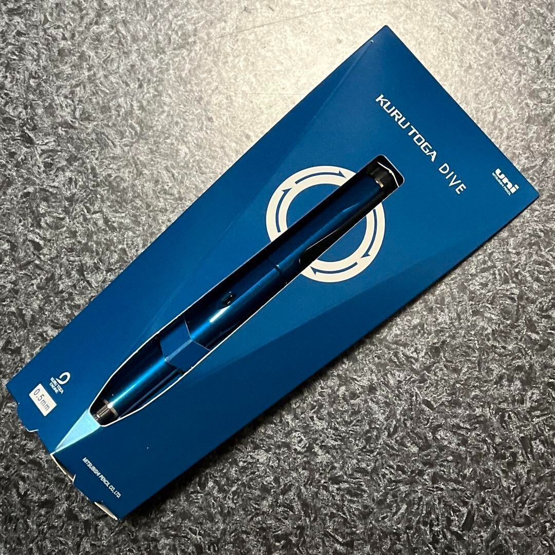 UNI Kuru Toga Dive Grand Blue Mechanical Pencil Japan | eBay