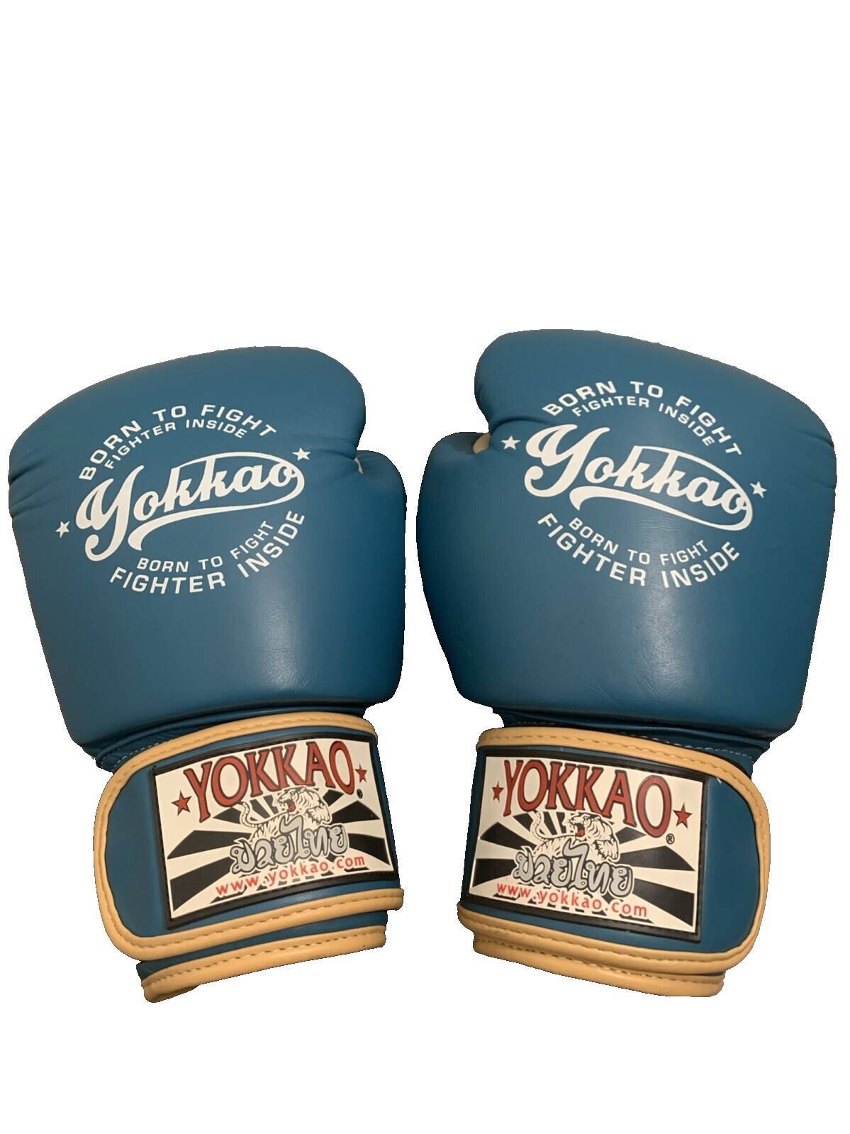 YOKKAO ボクシンググローブ Vintage Blue 10Oz YOKKAO Vintage Boxing