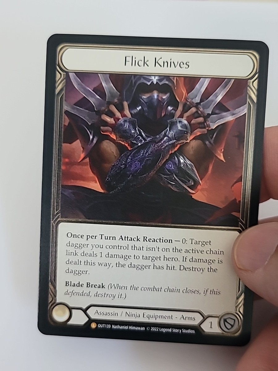 Flick Knives - アサシン / ニンジャ装備カード RF その他 Flick