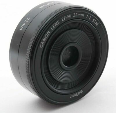 Canon EF-M 22mm f2 STM Compact System Lens for EOS M M2 M3 M6 M10