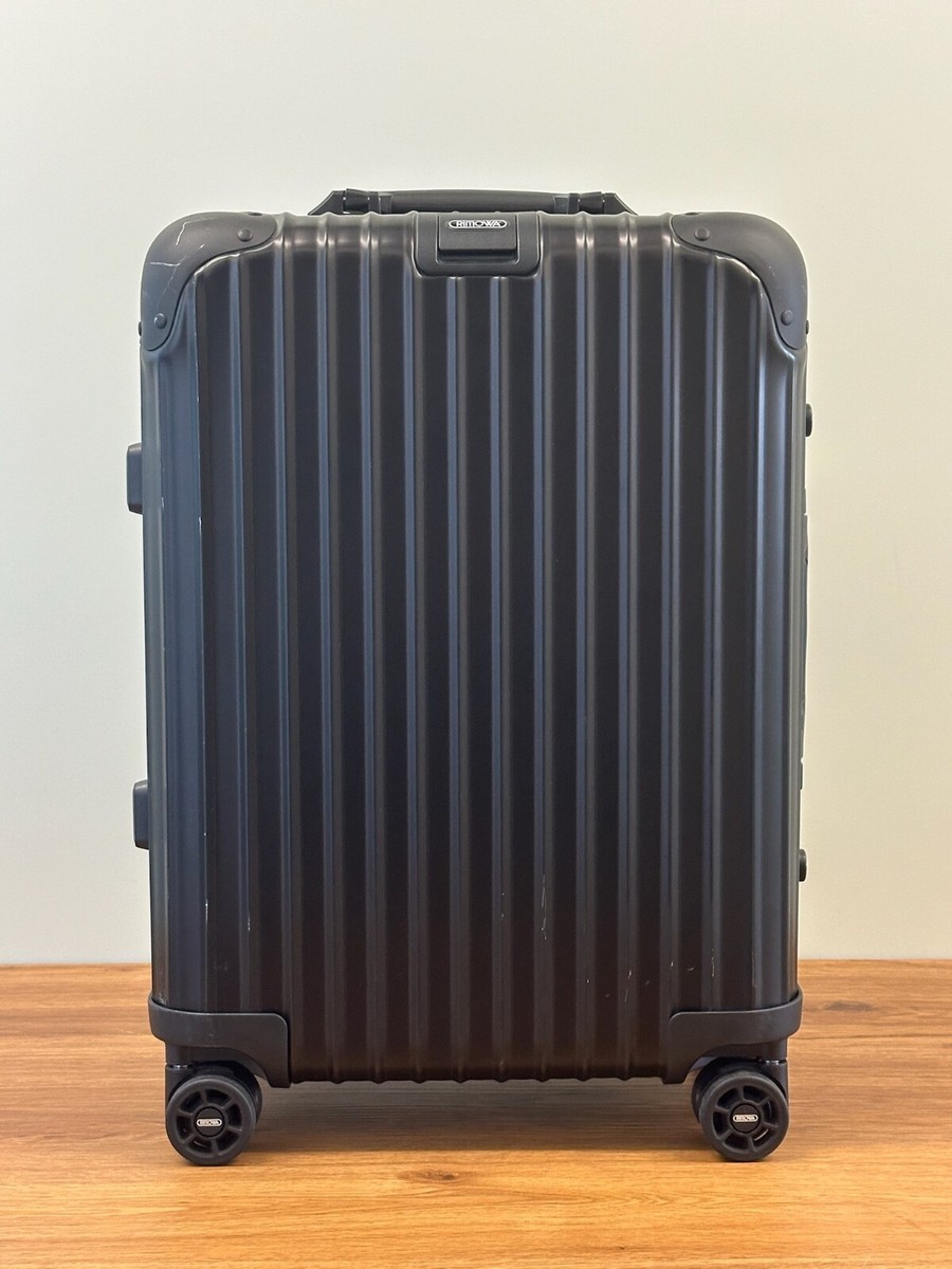 Rimowa Topas Stealth Cabin Trolley (pre LVMH) 34L - Made in