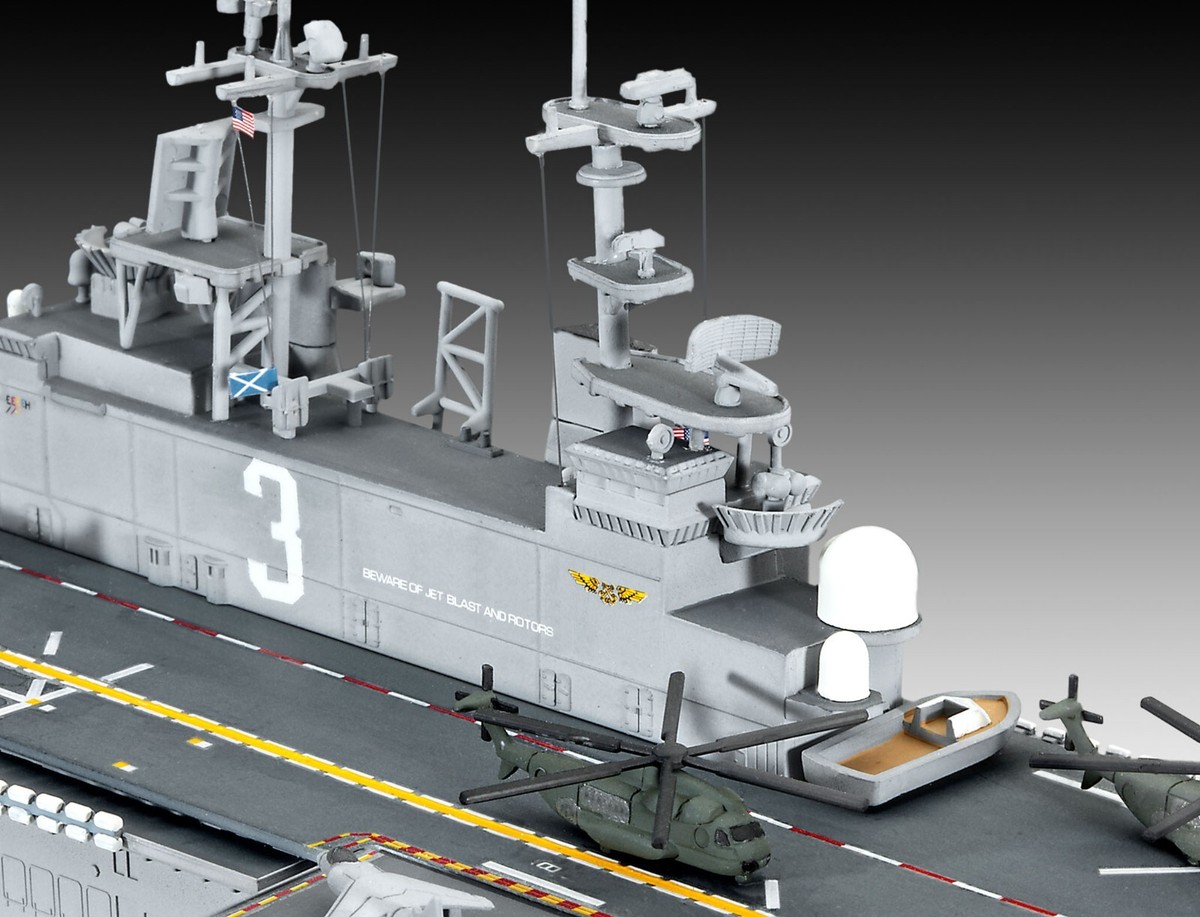 Revell-Germany 1/700 USS Wasp Class Assault Aircraft Carrier