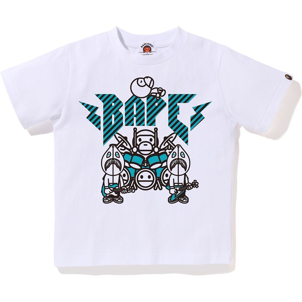 A BATHING APE BAPE Kids “Milo Rock Tee” Size 120 Brand New With