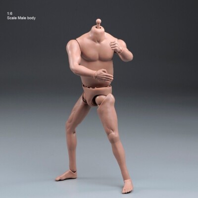 1/6 Fat Man Seamless Figure Body Soft Arms Legs Flexible Male Doll