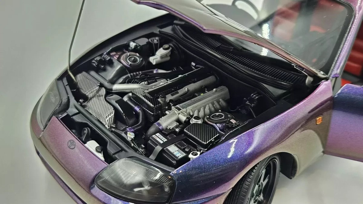 WHELART 1/18 Toyota Supra A80 Full-open type Midnight Purple