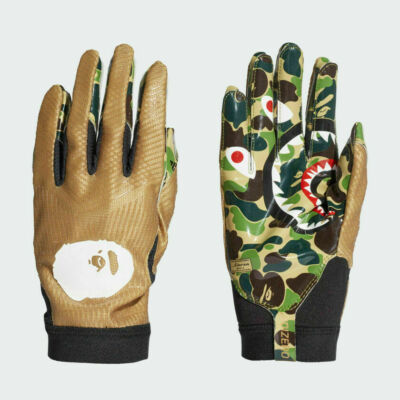 Original BAPE x ADIDAS A BATHING APE Adizero 8.0 Gloves Size Large