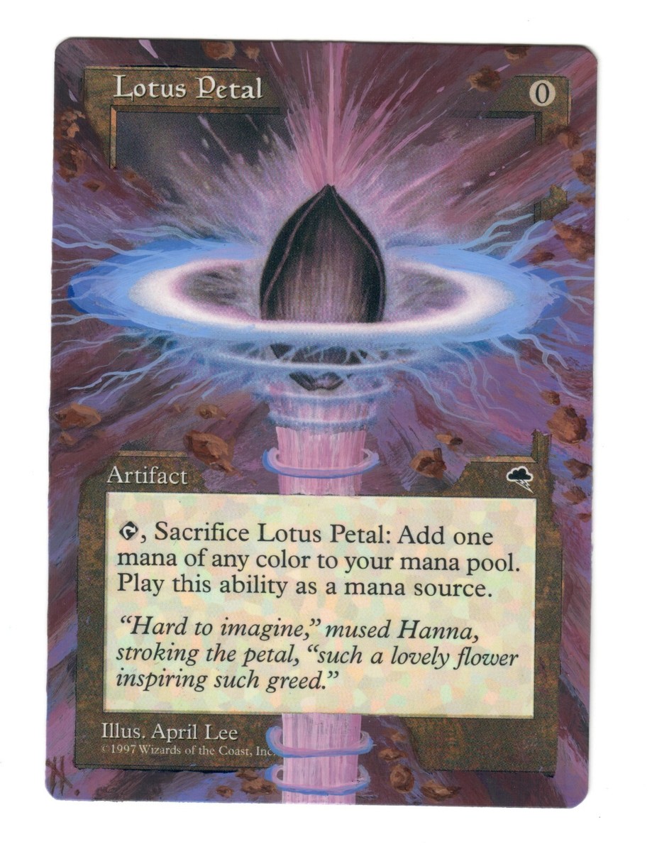 MTG Lotus Petal 4枚セット 水蓮の花びら【日語・4枚セット】 マジック