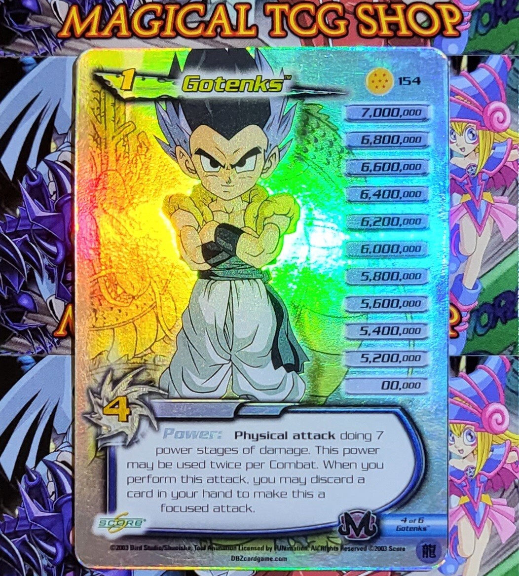 Dragon Ball Z DBZ CCG Gotenks Buu Saga High Tech Limited Foil #154