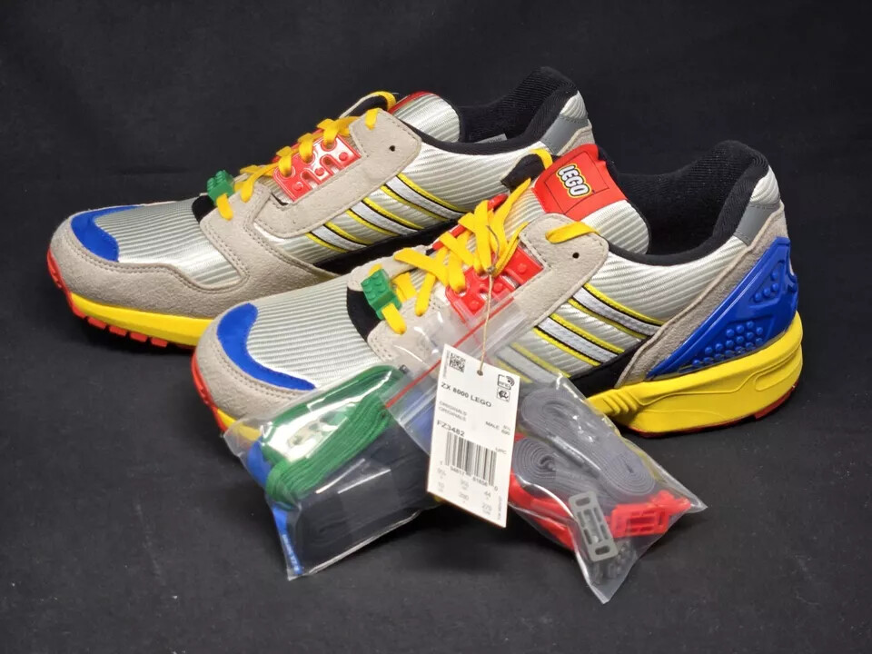 Adidas ZX 8000 x Lego Limited Edition Men's Sizes Mixed Blocks A
