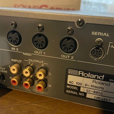 SC-8850 Roland MIDI音源 DTM sound campus Roland SC-8850 SOUND