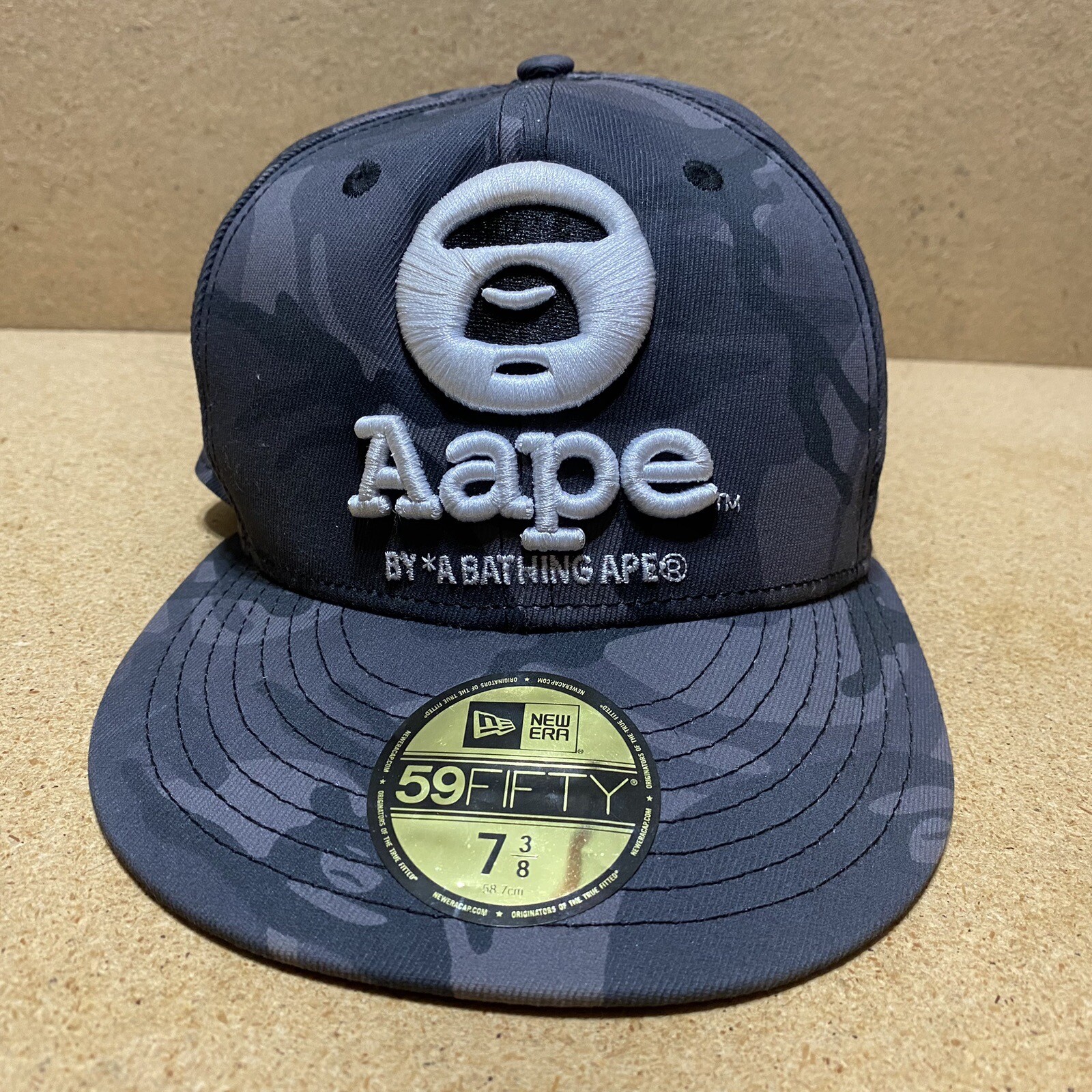 迷彩キャップ A Bathing Ape A BATHING APE 迷彩トラッカーキャップ A