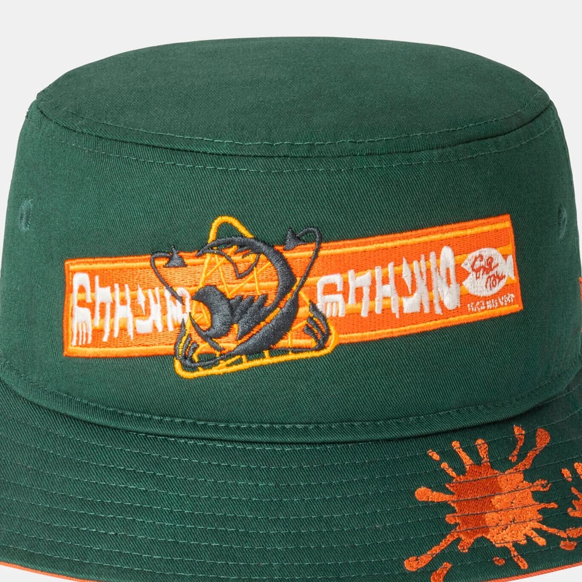 SALMON RUN Splatoon 3 Bucket Hat NEW ERA Mr. Grizz Patch Nintendo