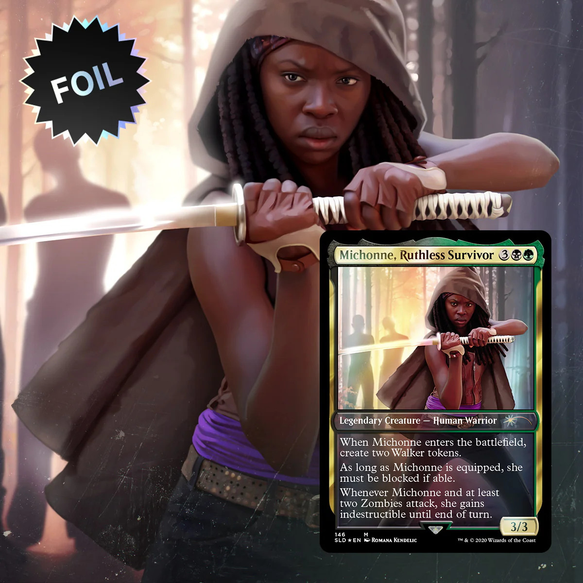 Magic: The Gathering TCG - Secret Lair x The Walking Dead FOIL