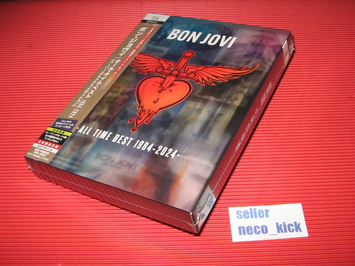 BON JOVI ALL TIME BEST 1984-2024 SUPER DELUXE JAPAN 3 SHM CD + BLU