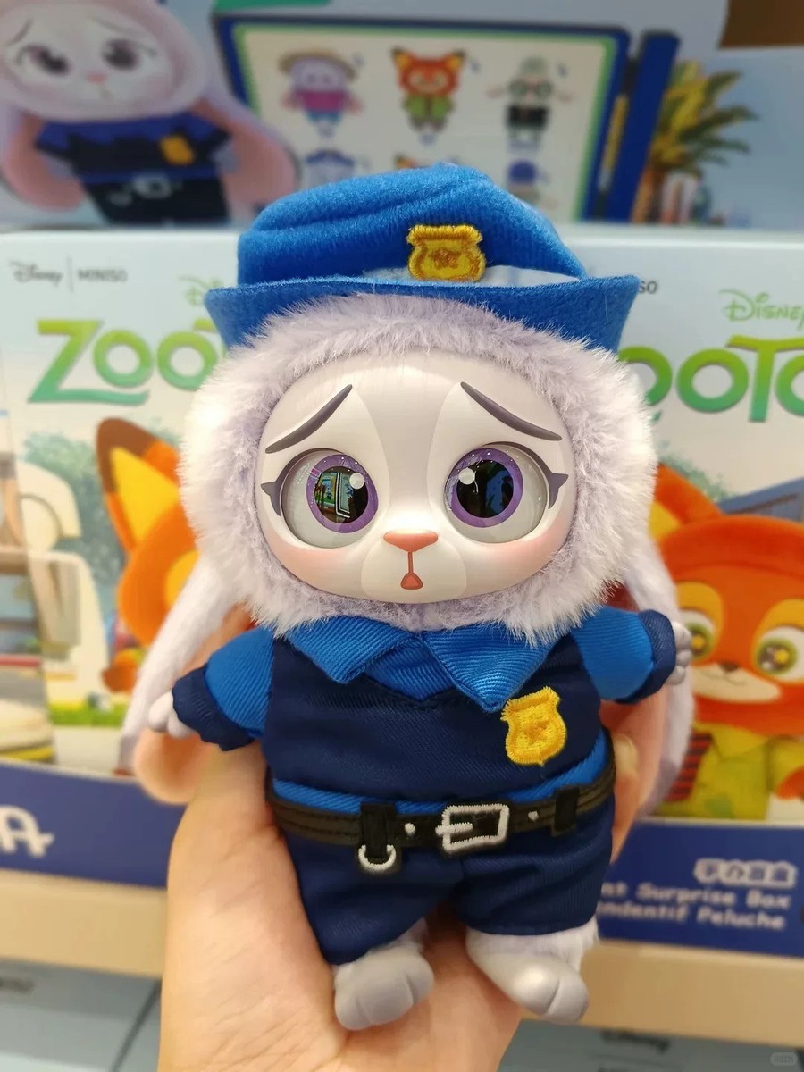 6 New non-repeating MINISO Zootopia Series doll Vinyl Plush