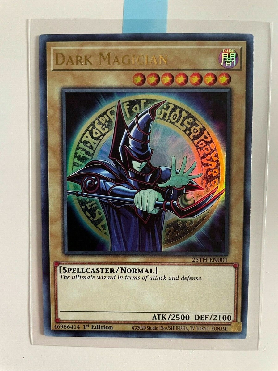 Yugioh Dark Magician 25th-EN001 BACH Battle of Chaos 1st Edition