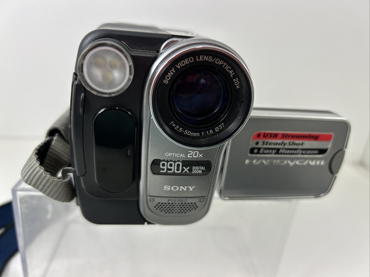 Sony DCR-TRV280 Digital8 Hi-8 Handycam w/ 20x Optical Zoom, 990x