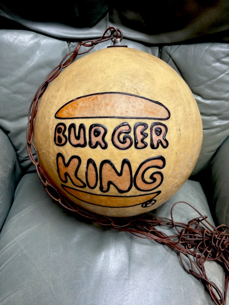 70年代 バーガーキング 旧ロゴ x ハーゲンダッツ ライトアップ 看板