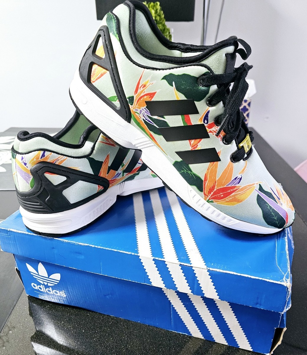 Adidas ZX Flux Torsion NPS B34468 Tropical Floral Print Athletic