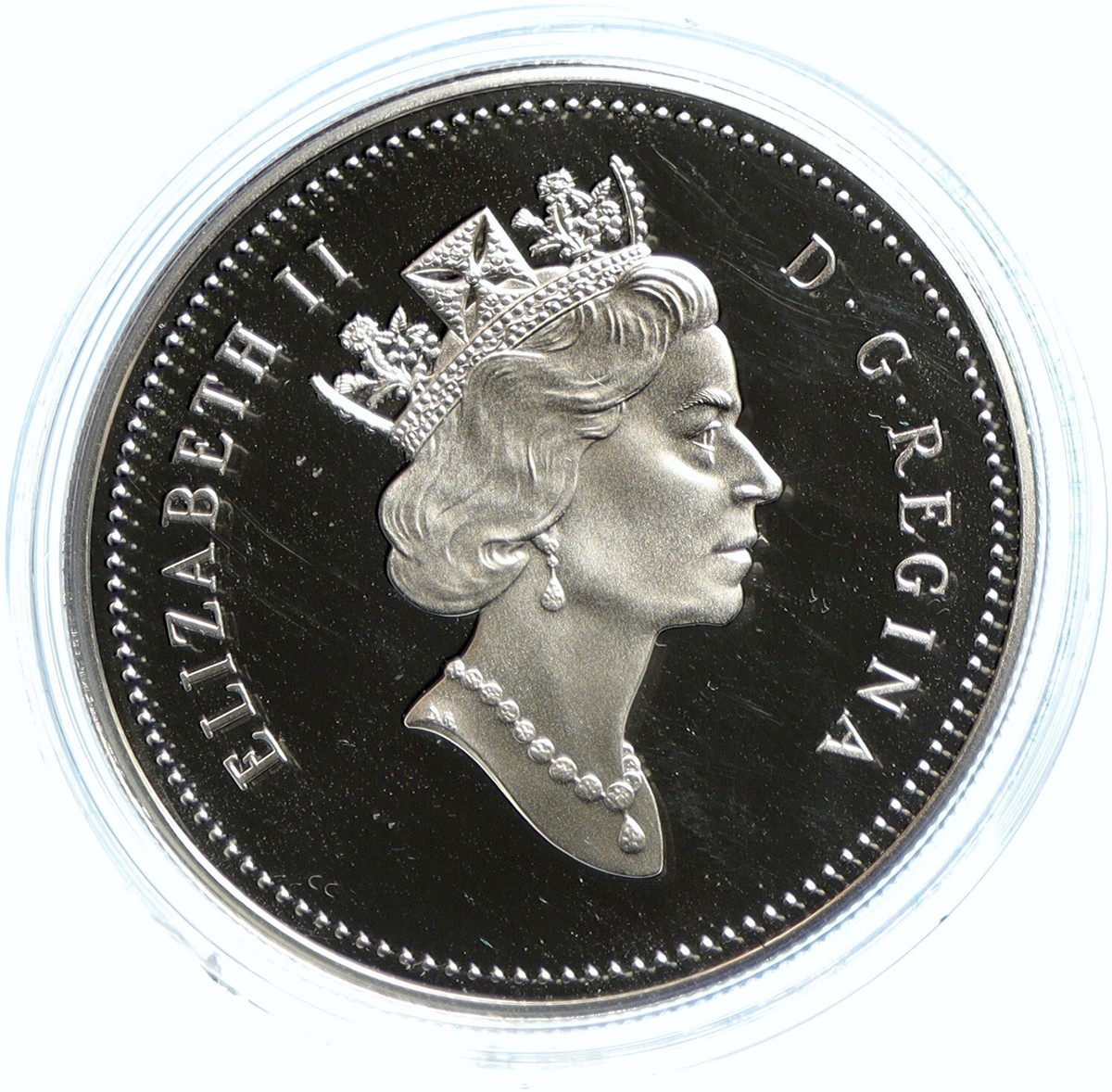 1999 CANADA Elizabeth II JUAN PEREZ EXPEDITION Proof SILVER Dollar