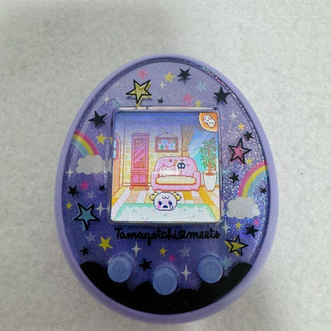 Bandai Tamagotchi Meets Magical Ver Purple Japan Used – Free Ship