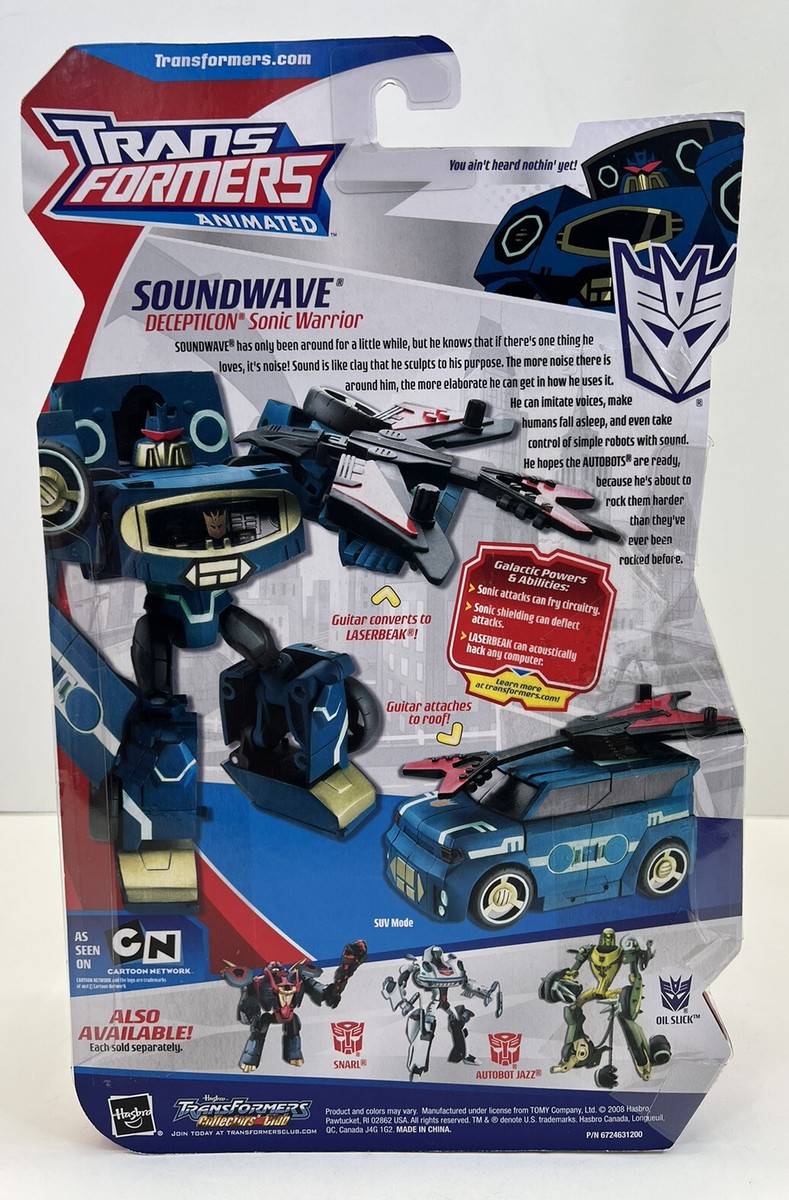 Hasbro Transformers Animated Deluxe Soundwave Action Figure for