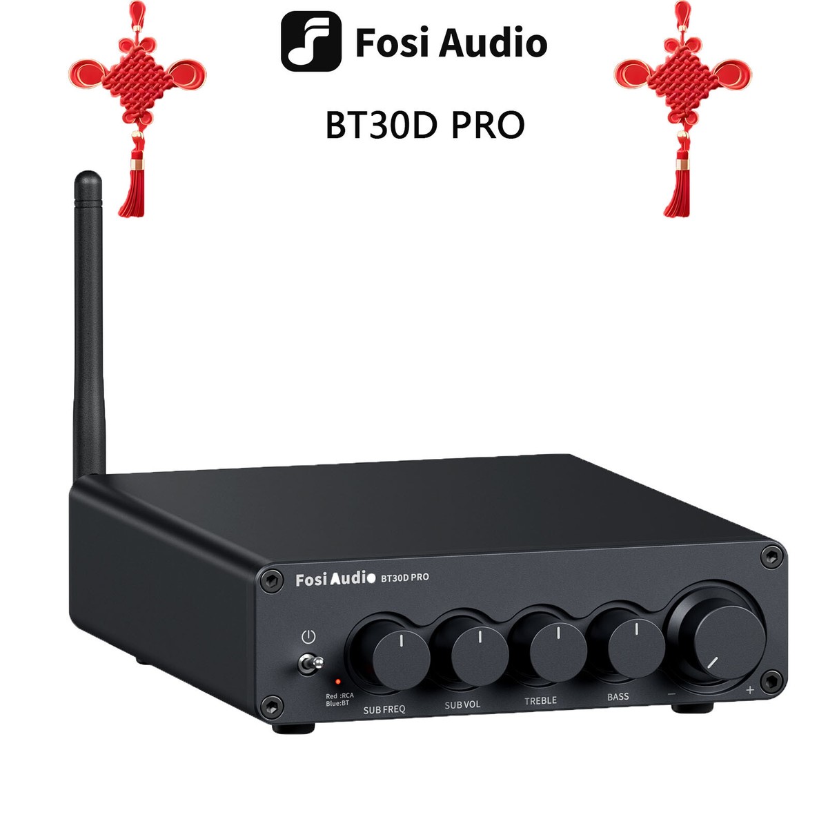 Fosi Audio BT30D Pro Bluetooth Stereo Audio Receiver Amplifier