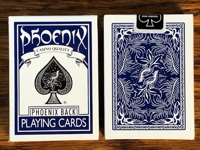 Phoenix Back (blue) V1 playing cards | eBay