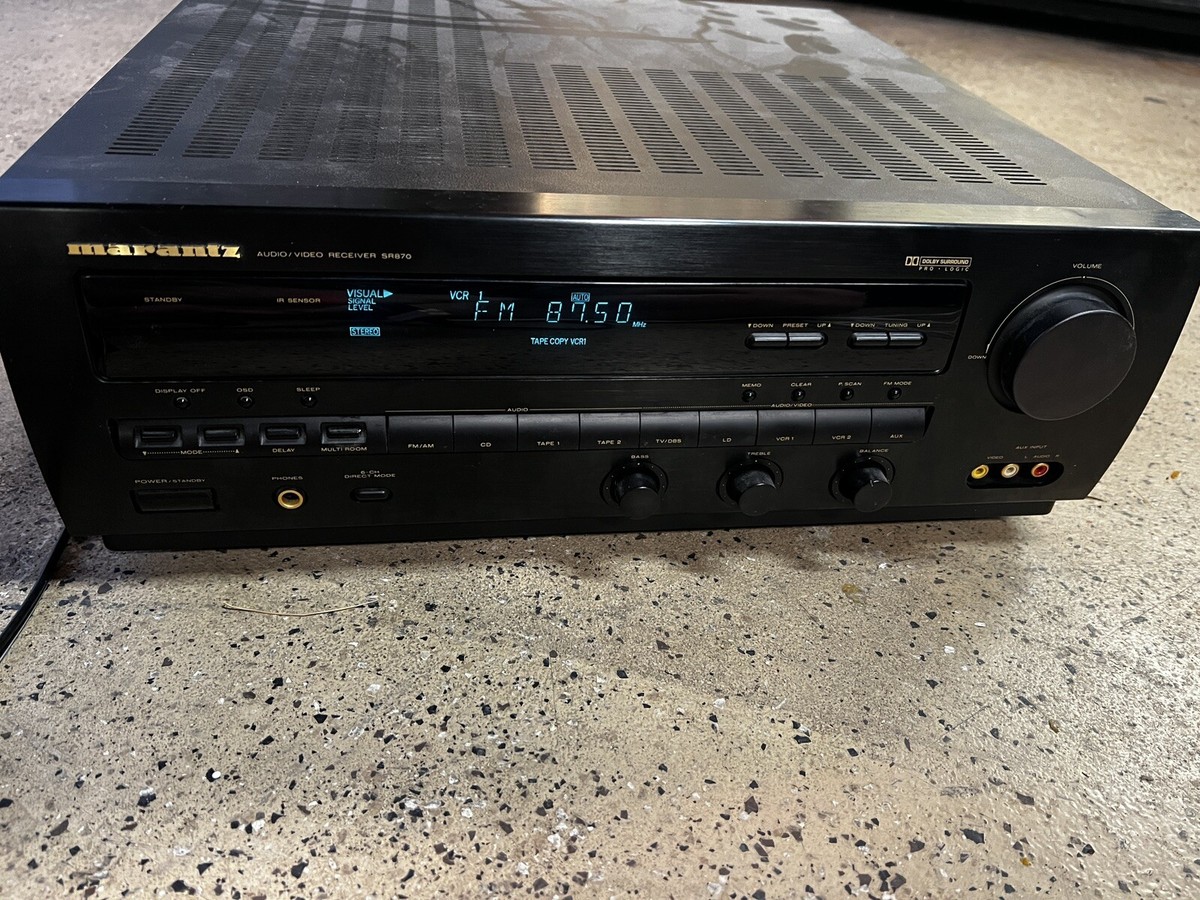 Marantz A/V Surround Receiver Model SR870U Tested Works No Remote