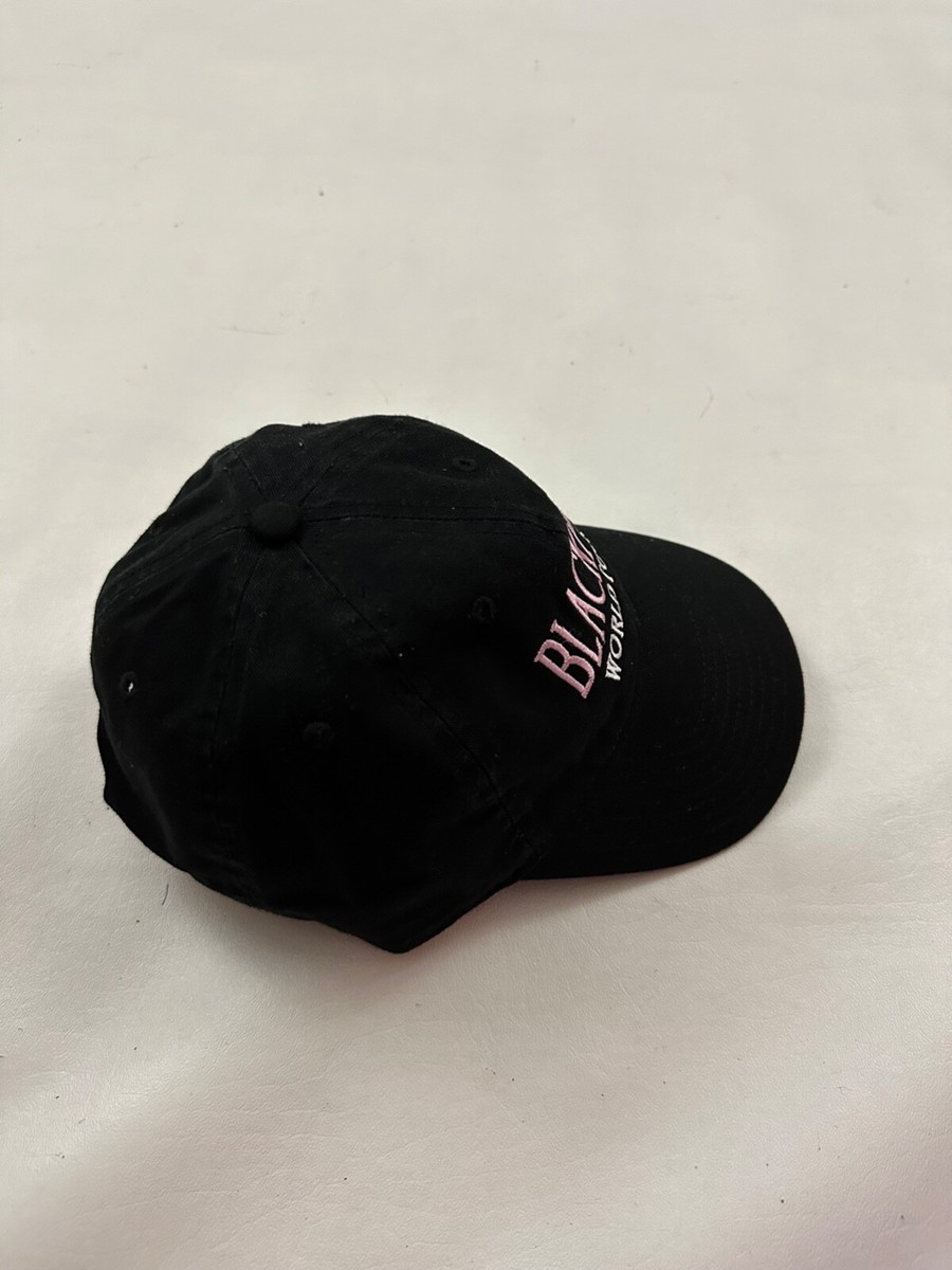 Blackpink World Tour Graphic Adjustable Black Baseball Hat One