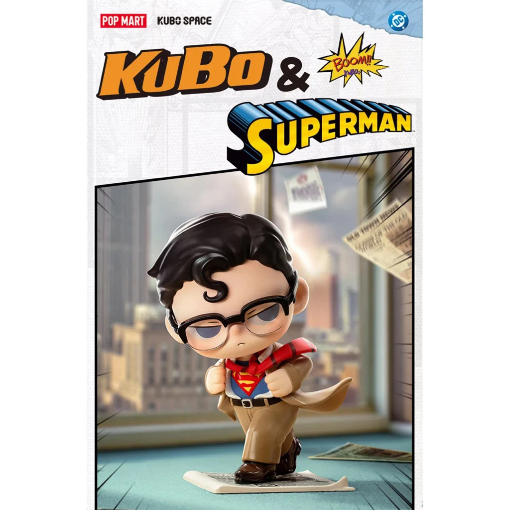 POP MART Superman KUBO Figurine Action Figure Toys Birthday Gift
