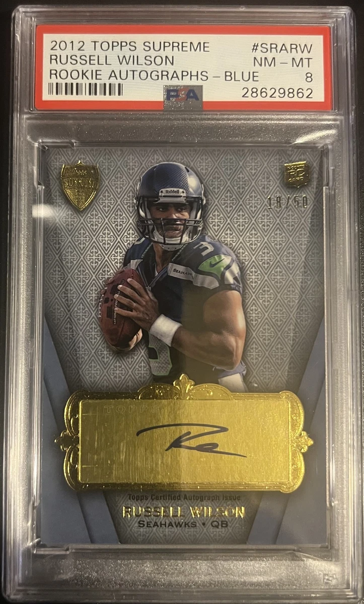 Russell Wilson Autograph Football Trading Cards for sale | eBay