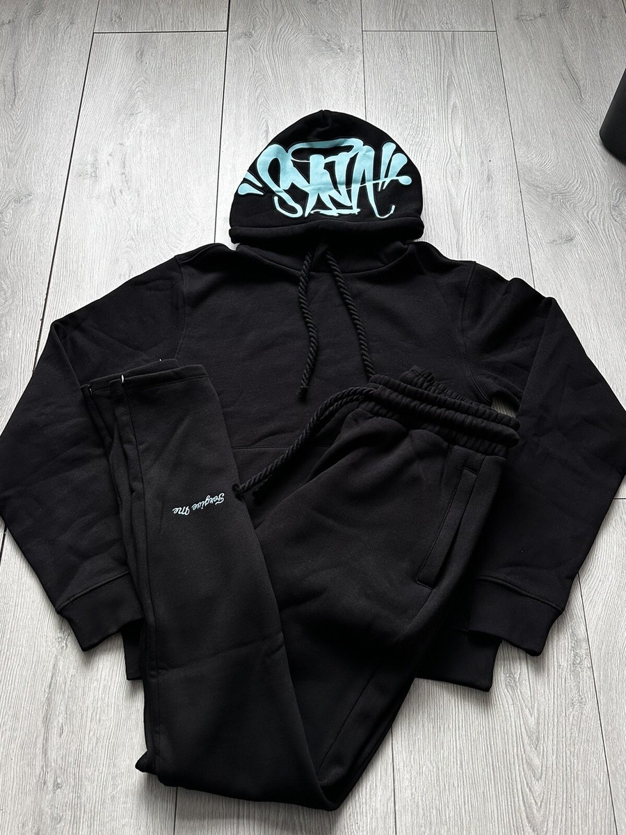Syna World Tracksuit “Black/Turquoise” - medium BRAND NEW | eBay
