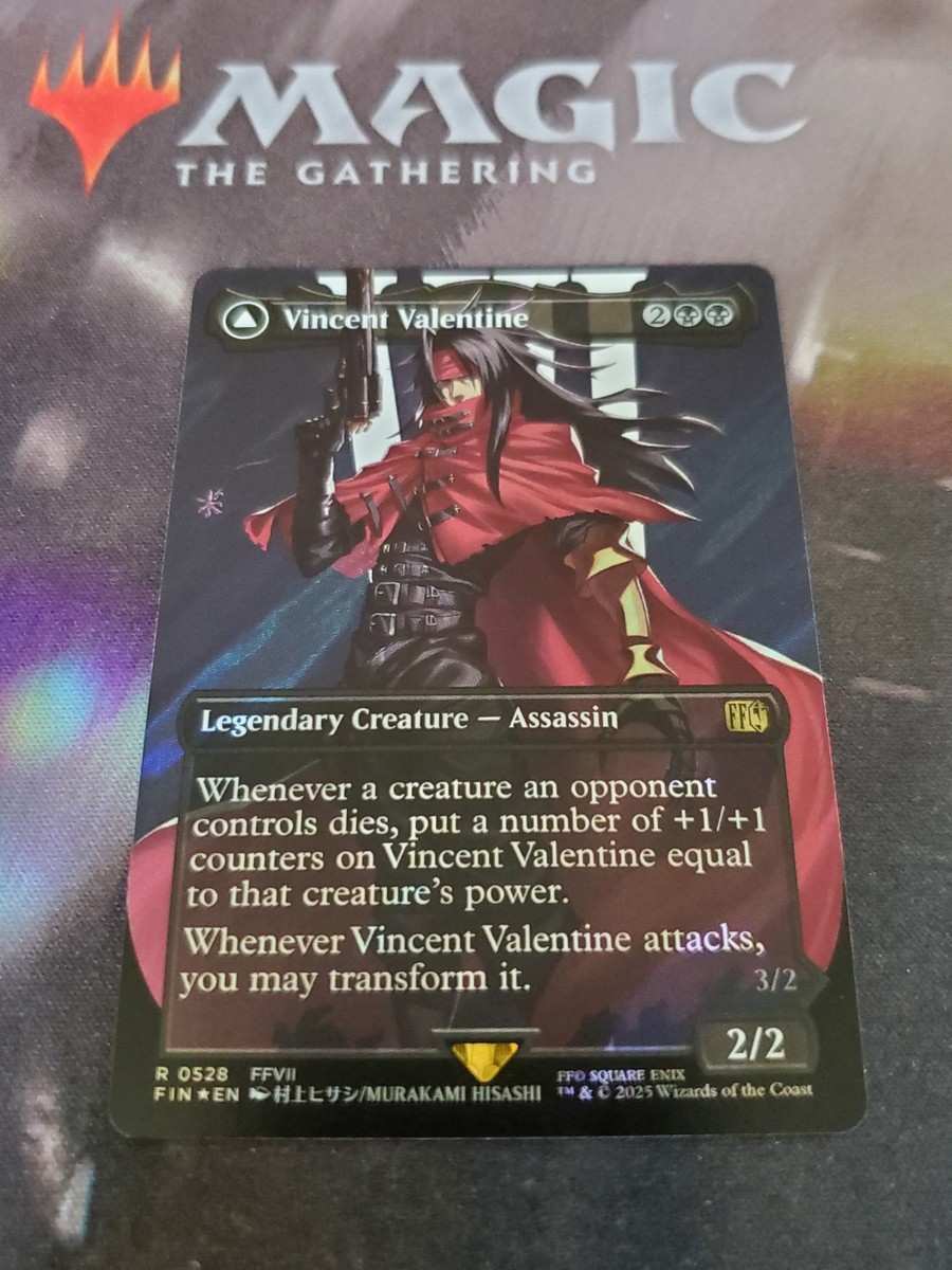 ヴィンセント・ヴァレンタイン 拡張foil 英語版 MTG FF ヴィンセント