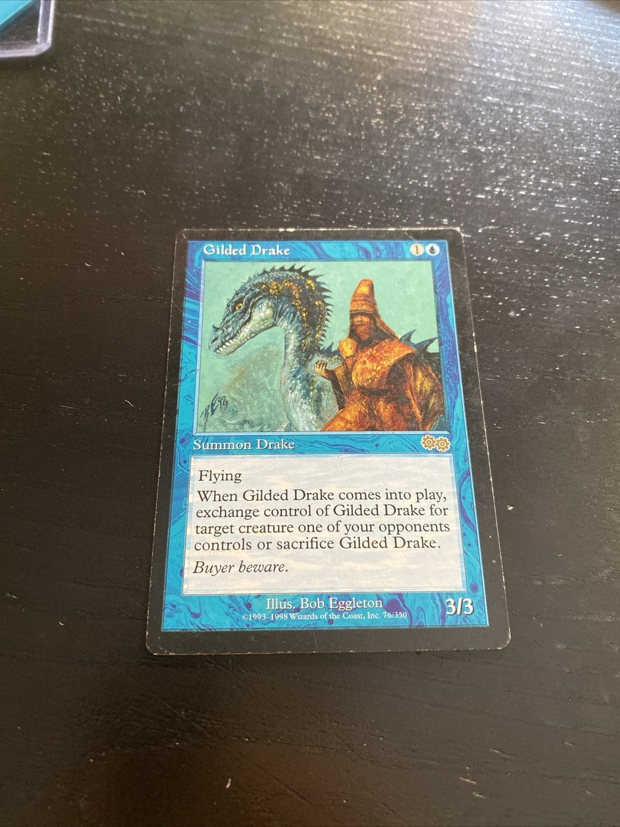 MTG 金粉のドレイク/Gilded Drake 日本語 2枚セット MTG 金粉の