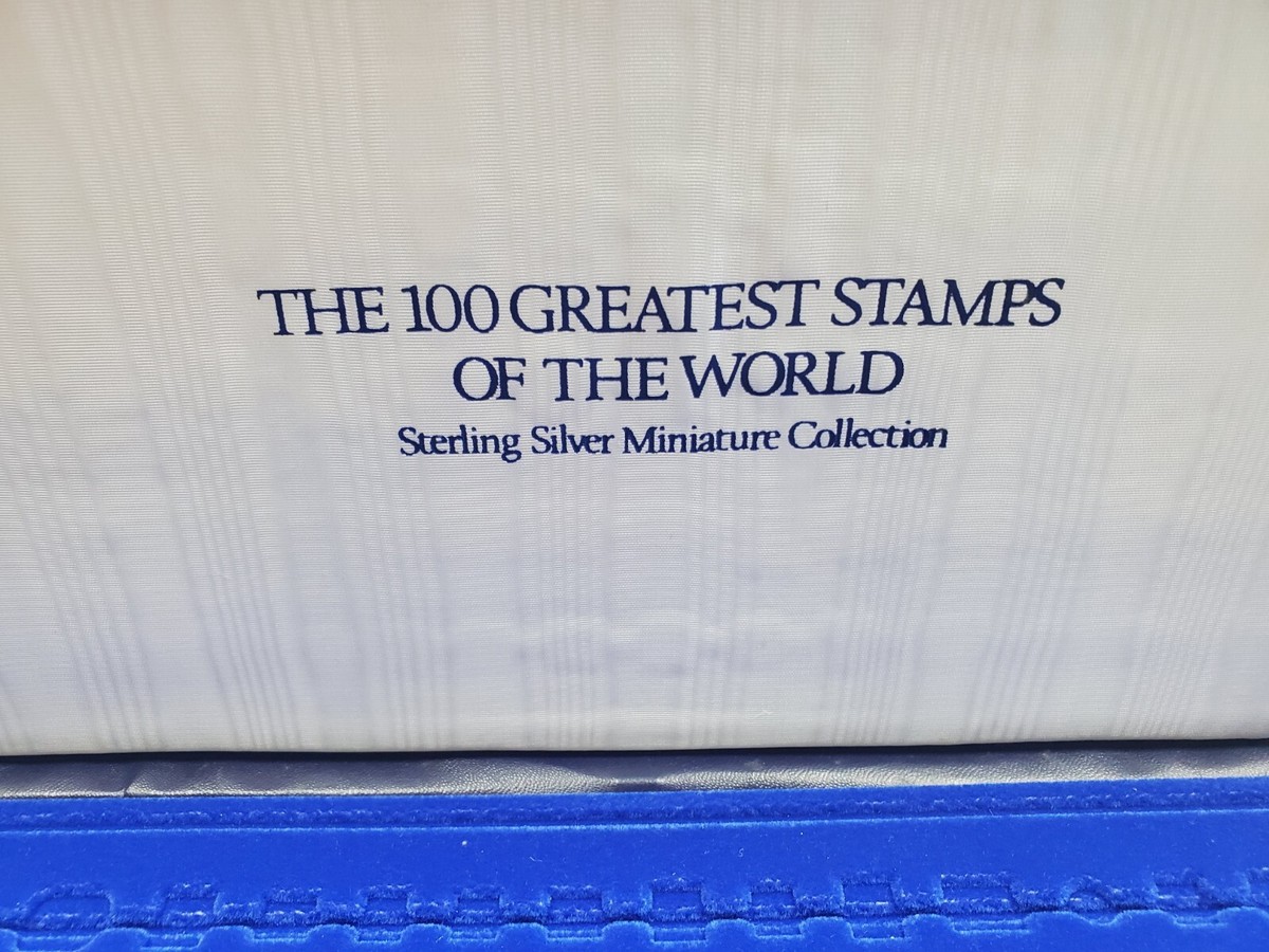 THE 100 GREATEST STAMPS OF THE WORLD Miniature Silver) 100