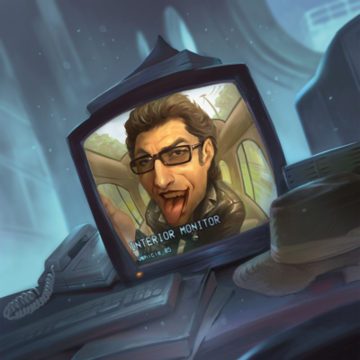 Magic the Gathering (MTG) Secret Lair x Jurassic World: Dr. Ian