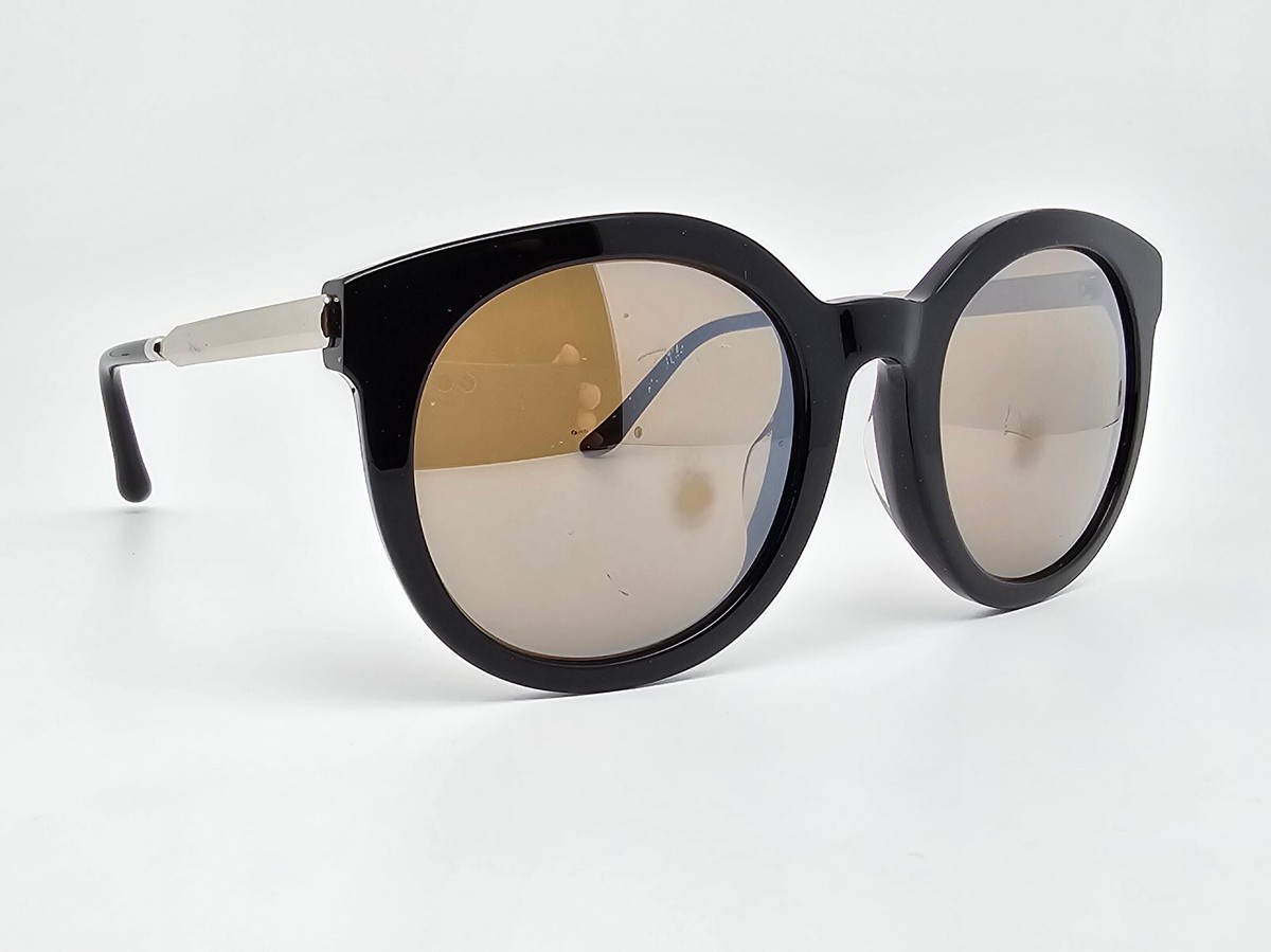 Vedi Vero Milano VE305R Black Frame Silver Mirror Lens Sunglasses