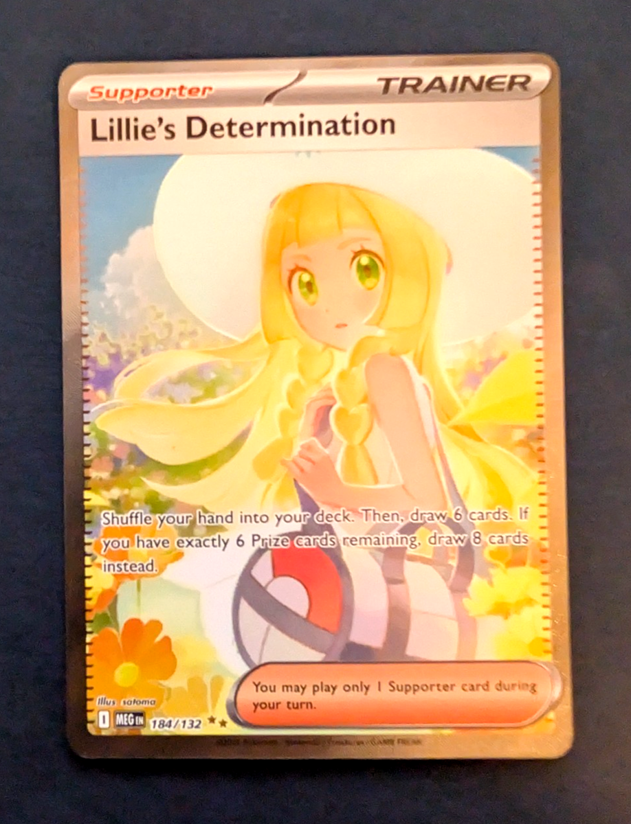 Lillie's Determination SIR 184/132 Pokemon Mega Evolutions Near