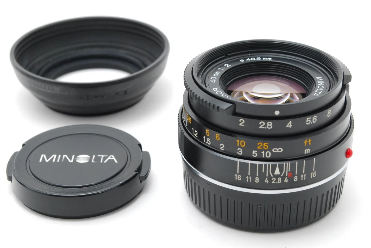 Minolta M Rokkor 40mm F2 for sale - eBay