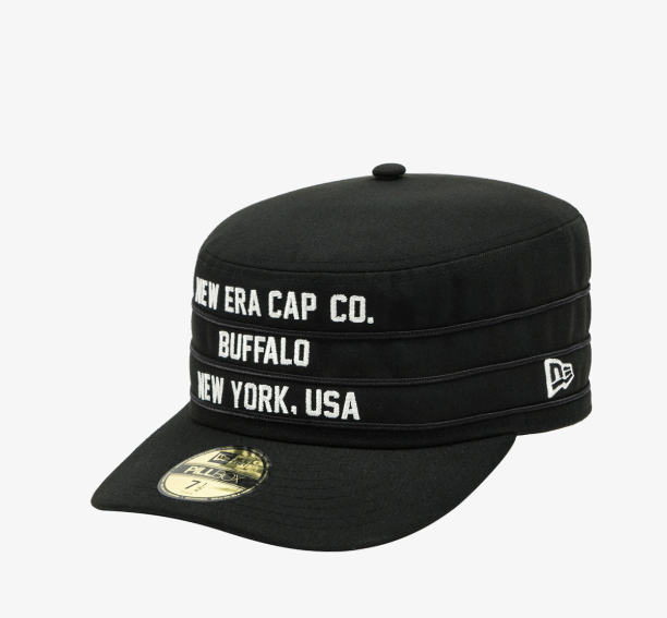 New Era Pre-Curved Pillbox Fitted Cap Black 14881449 | eBay