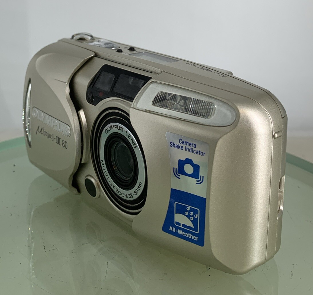 Olympus MJU III 80 Camera 35mm Film Point & Shoot Compact 38-80mm