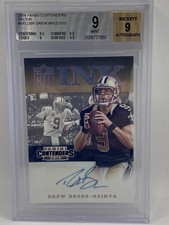 ドリュー ブリーズ DREW BREES 直筆サインカード AUTO NFL Amazon.com