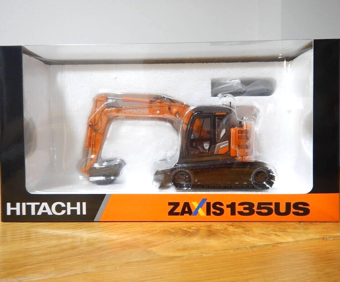 Hitachi ZX135US-7 Miniature Hydraulic Excavator 1/50 Scale Diecast
